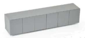 ארון אחסון משרדי דגם Storage Pro